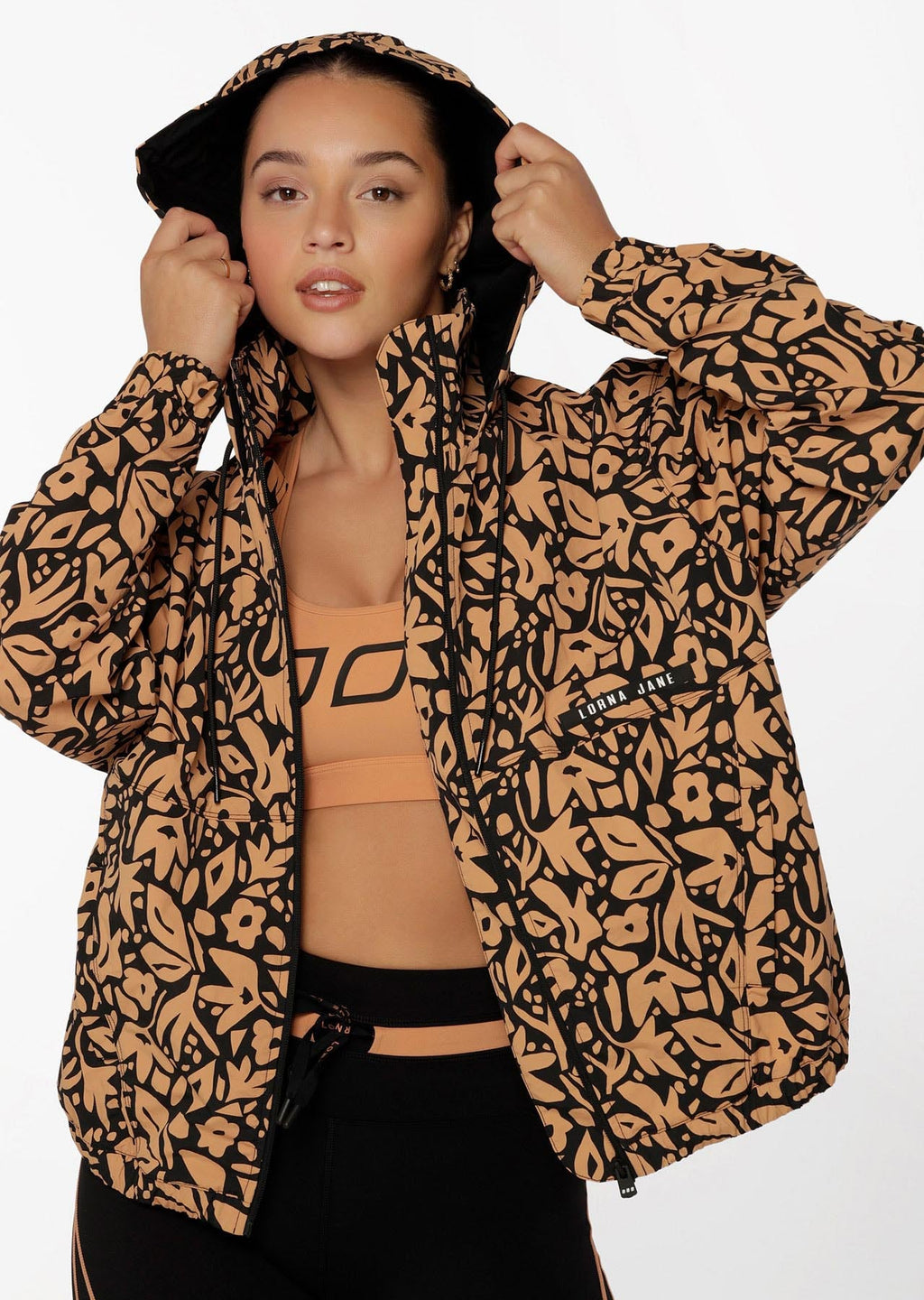 Abstract Floral Active Jacket