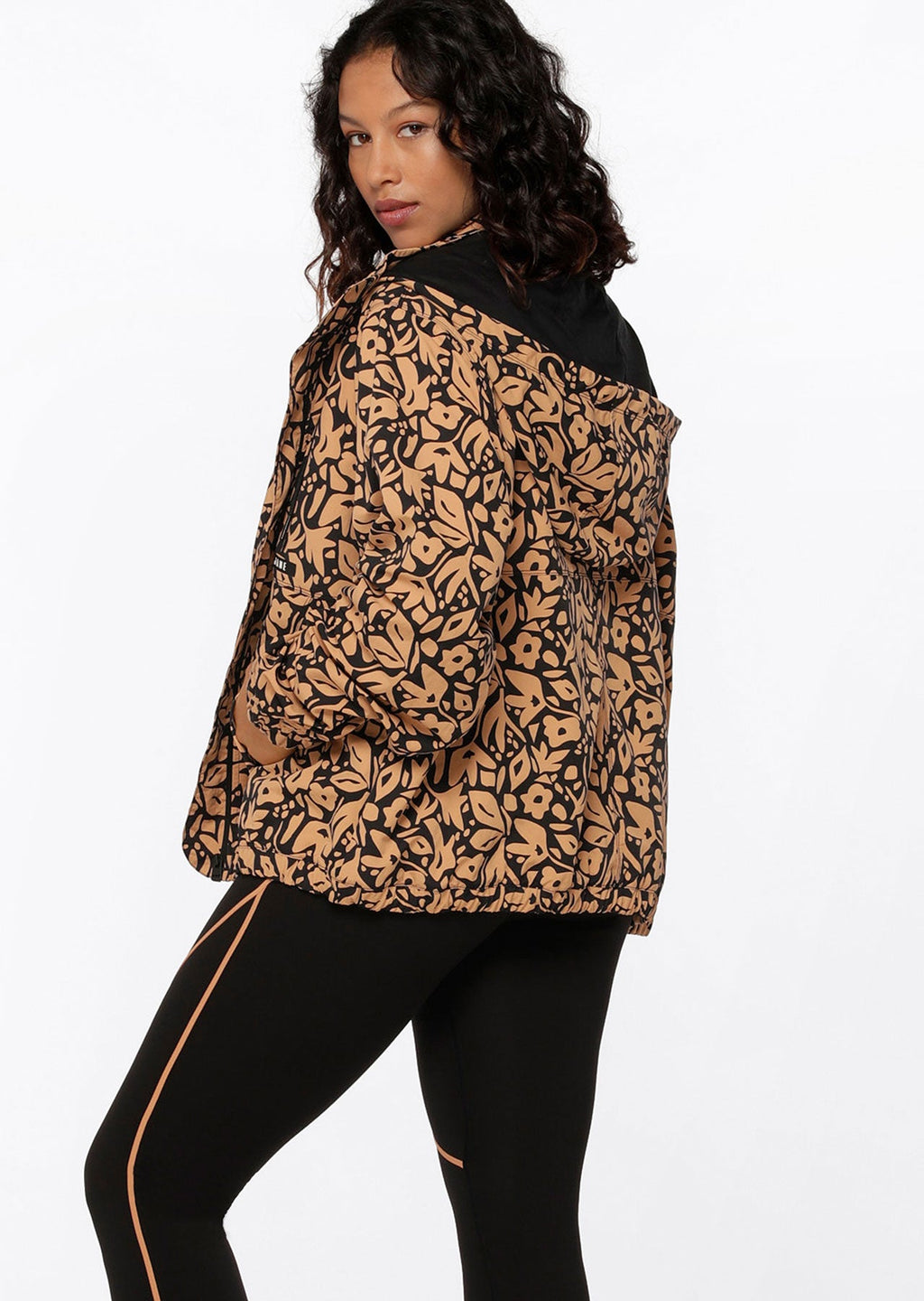 Abstract Floral Active Jacket