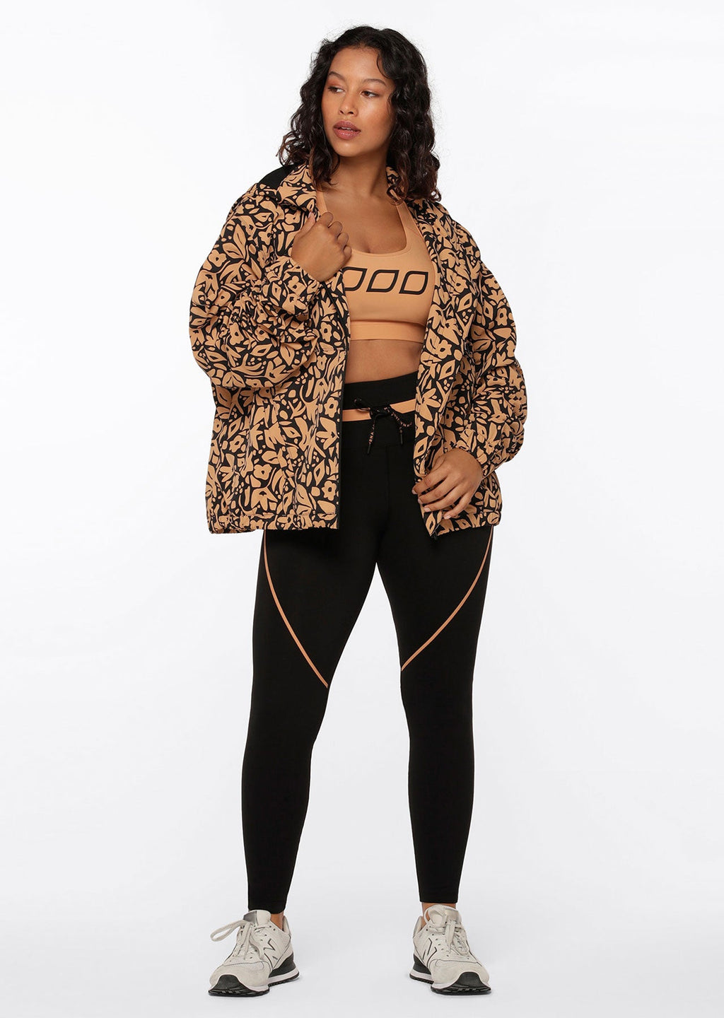 Abstract Floral Active Jacket