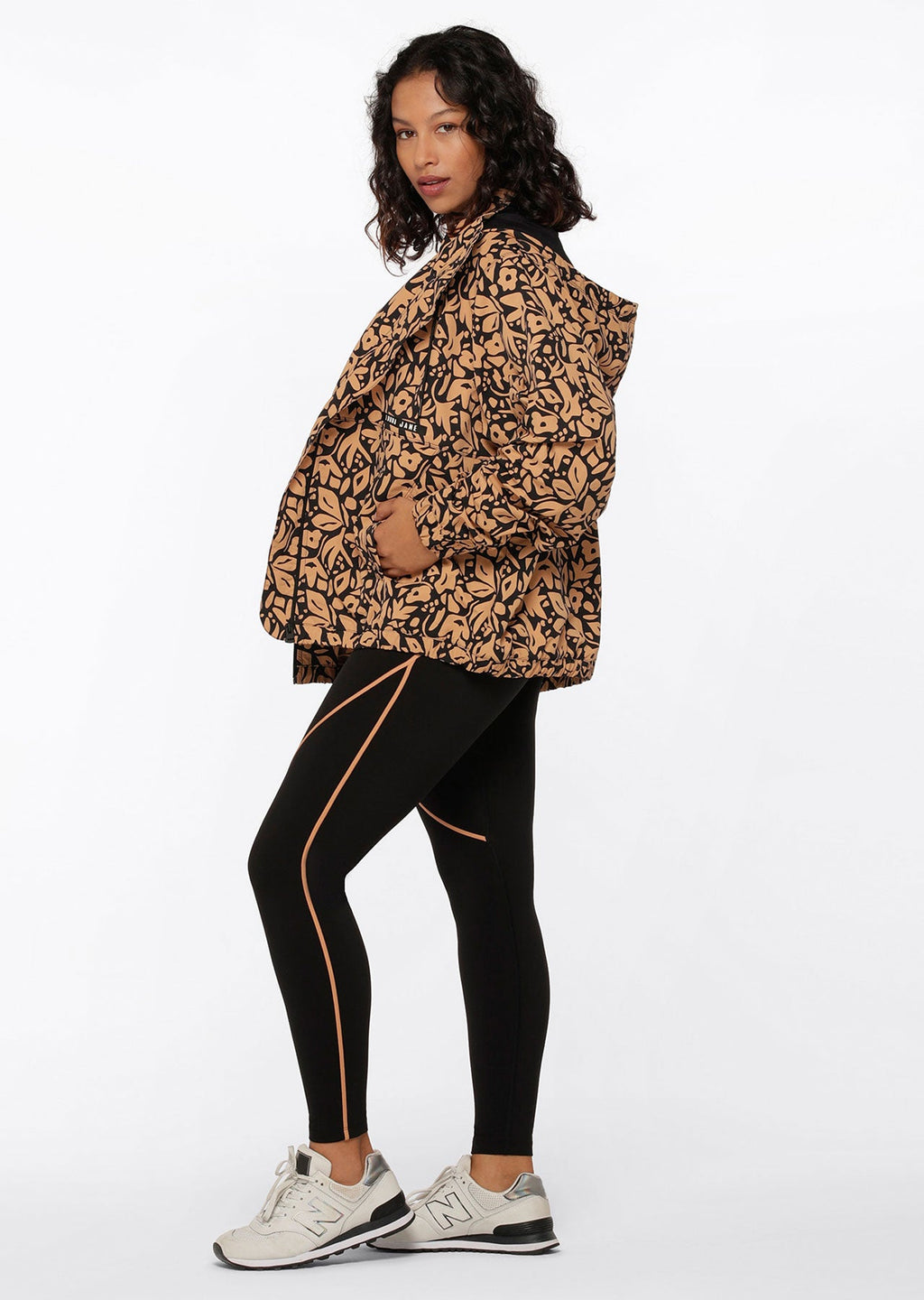 Abstract Floral Active Jacket