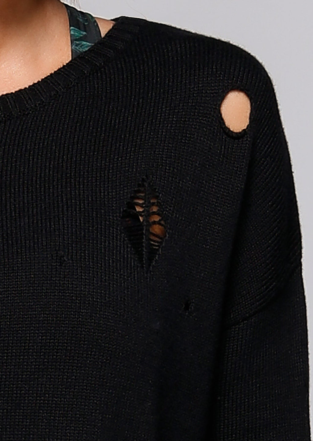 Alexa Distressed Knit