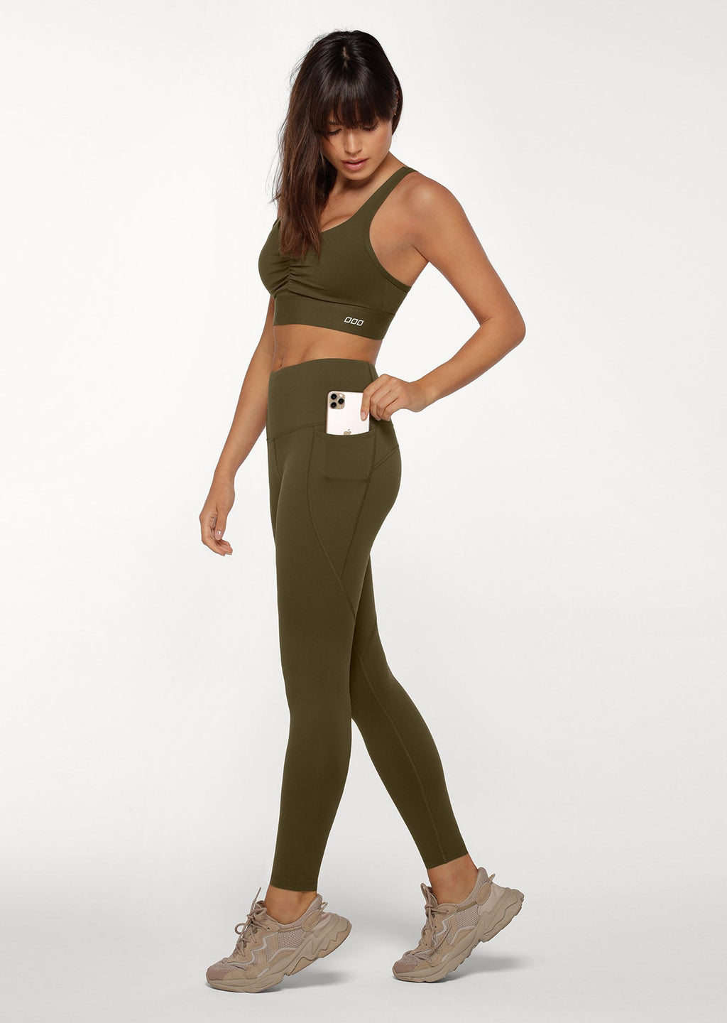Amy Thermal Phone Pocket Full Length Leggings