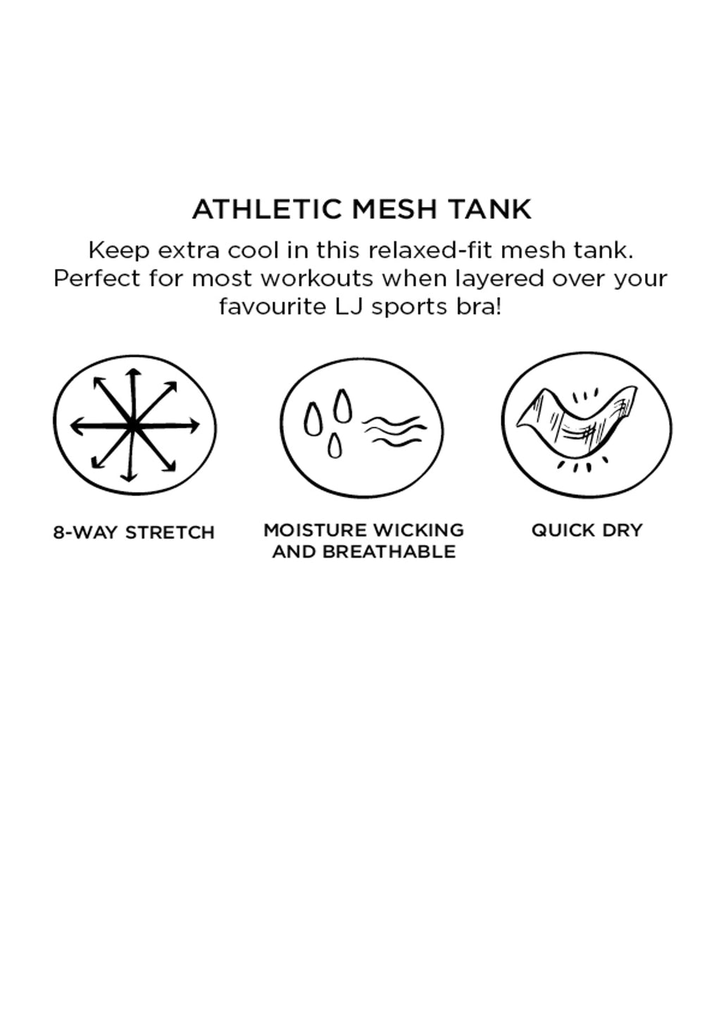 Athletic Mesh Tank