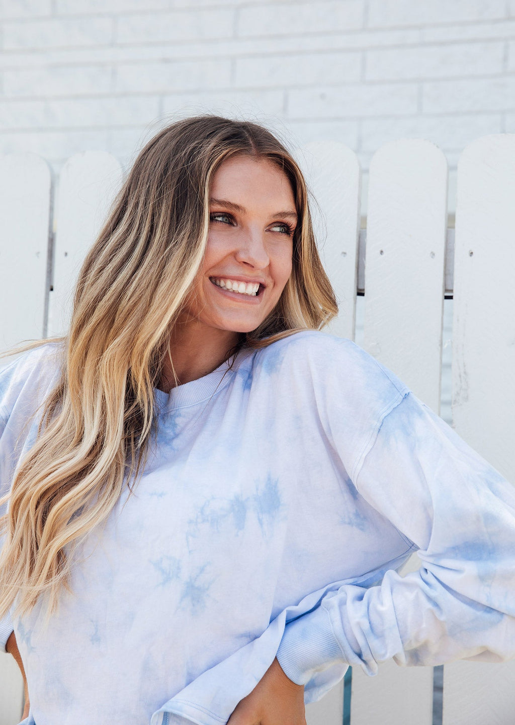 Aura Tie Dye Long Sleeve Top