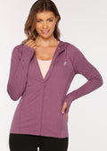 Ava Active Hooded Zip Through