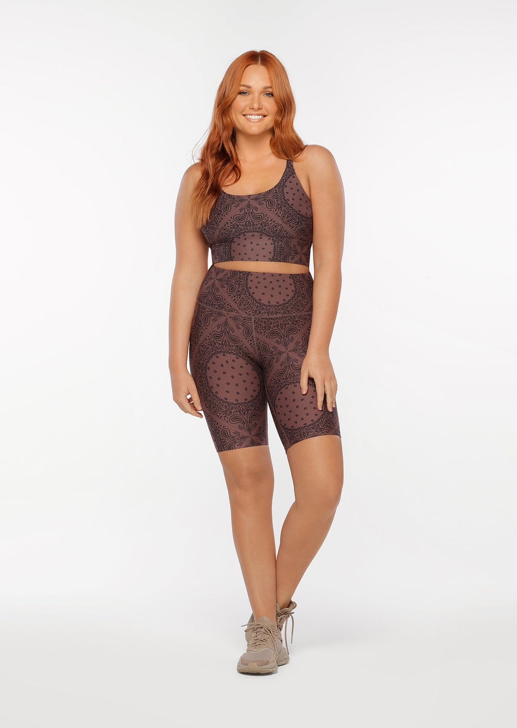 Bandana Midi Bike Shorts
