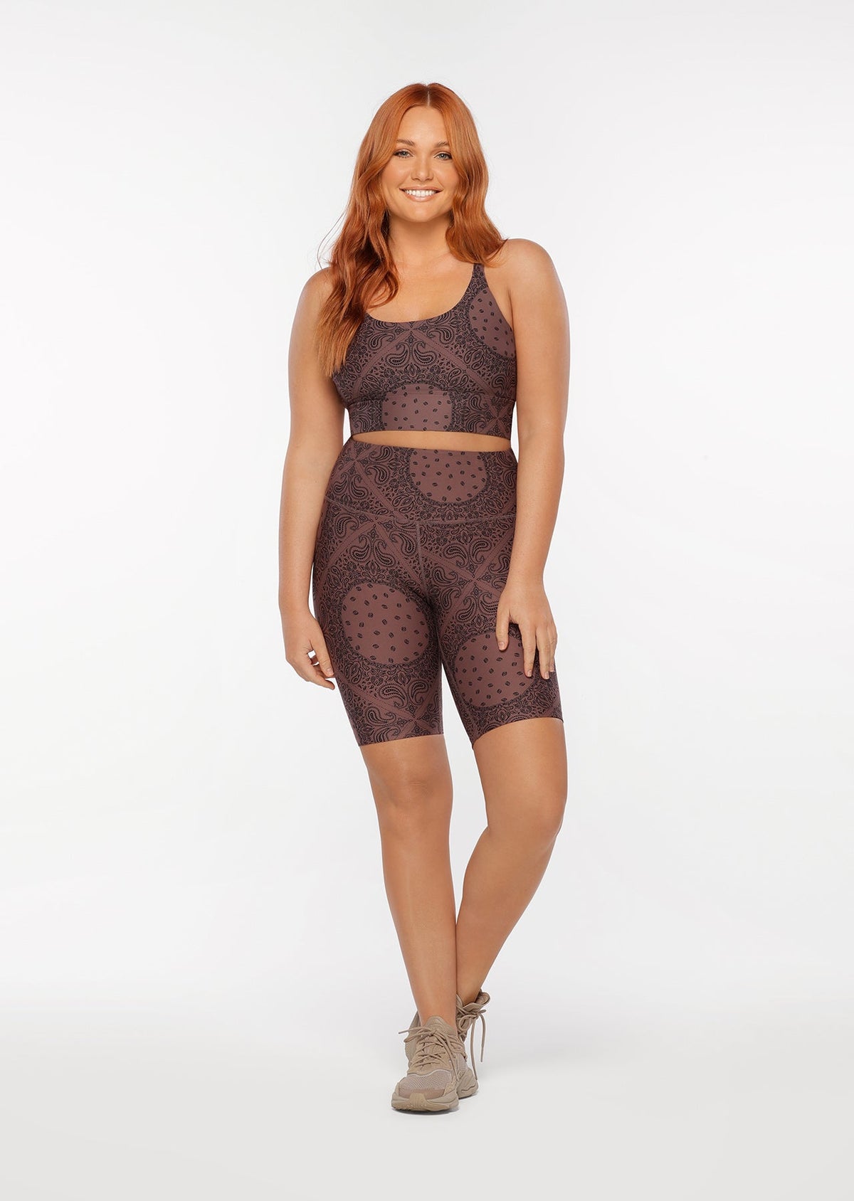 Bandana Midi Bike Shorts