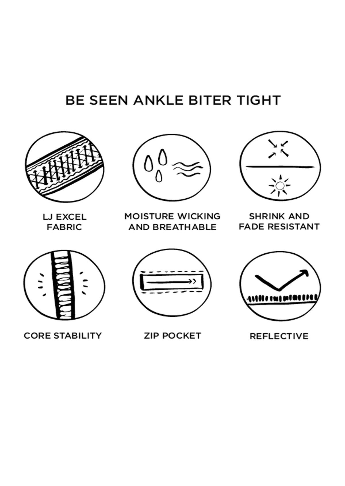 Be Seen Ankle Biter Tight