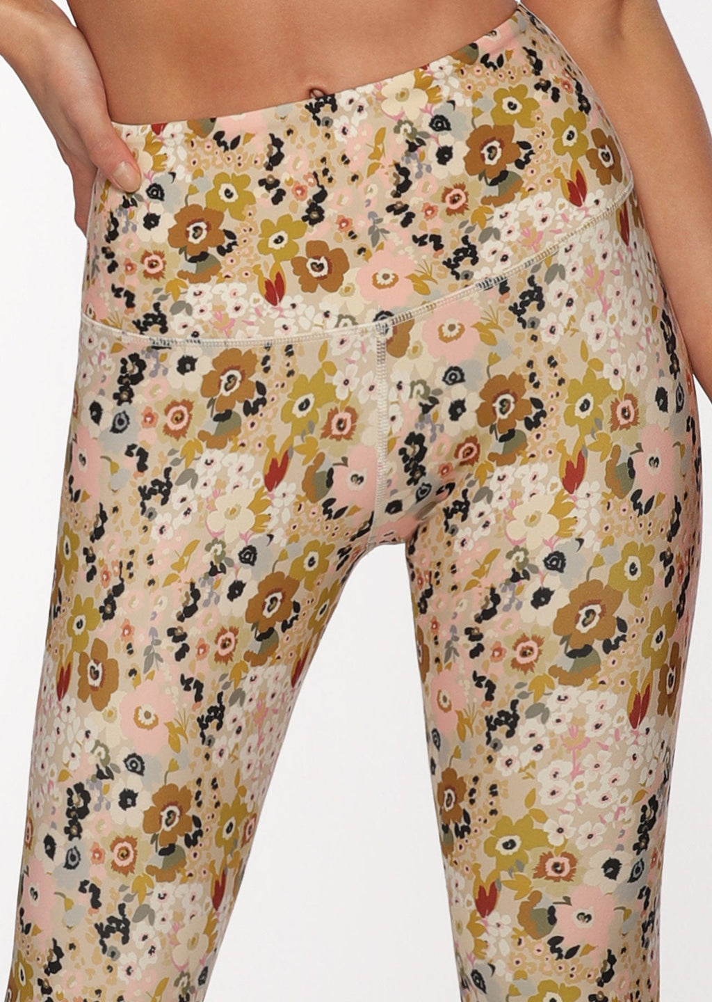 Boho Floral Ankle Biter Leggings