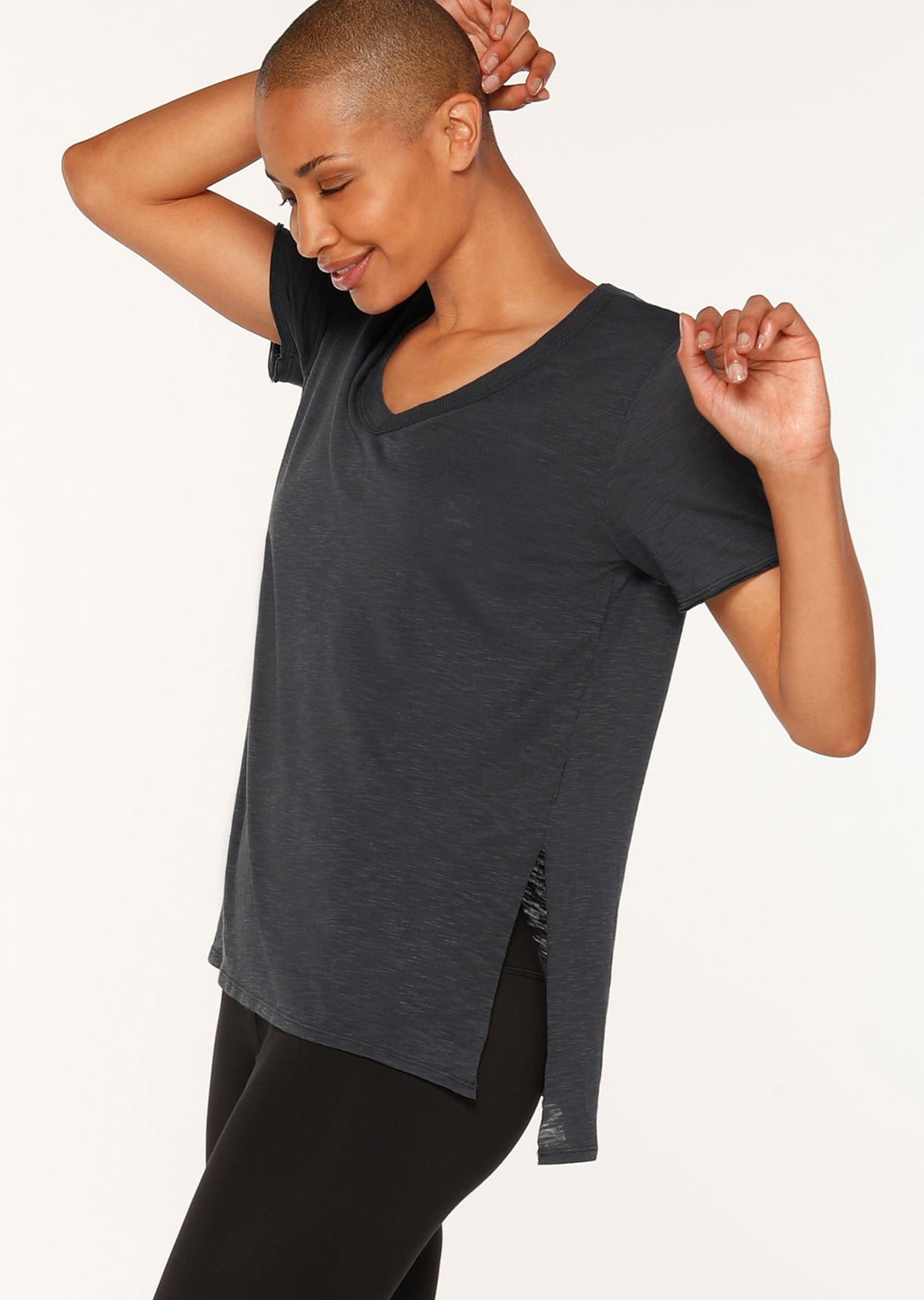Boyfriend Split Hem T-Shirt