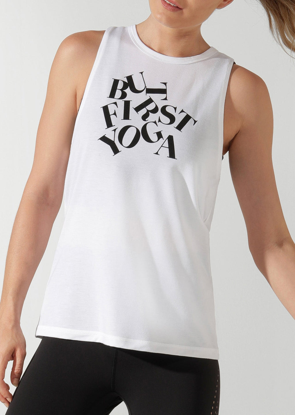 But First, Yoga Tank