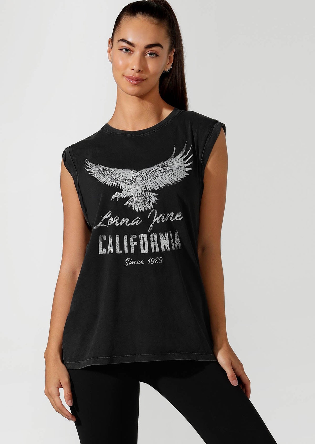 California Rolled Sleeve Tee