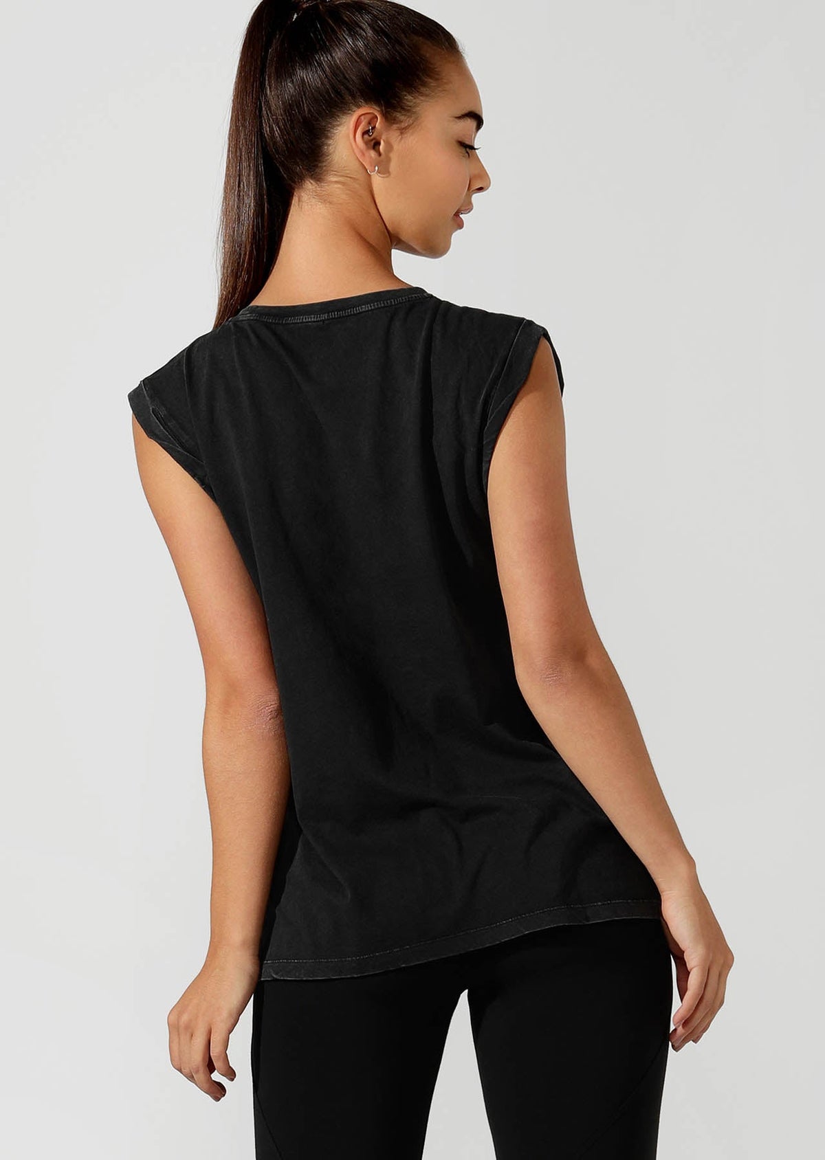 California Rolled Sleeve Tee