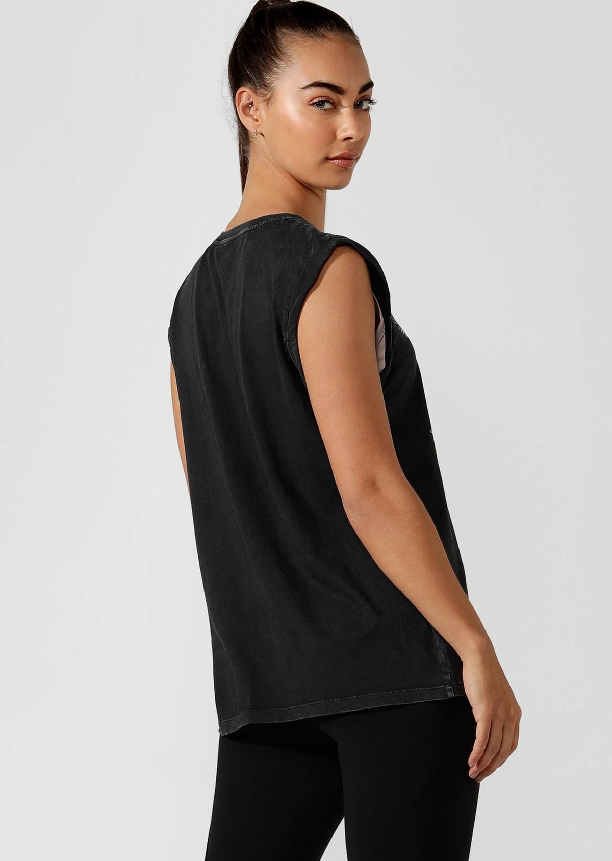 California Rolled Sleeve Tee