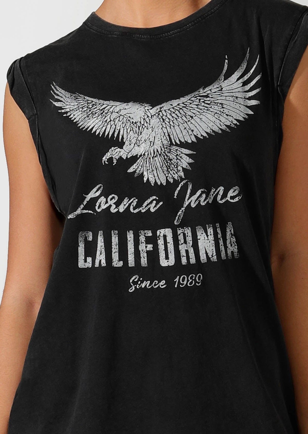 California Rolled Sleeve Tee