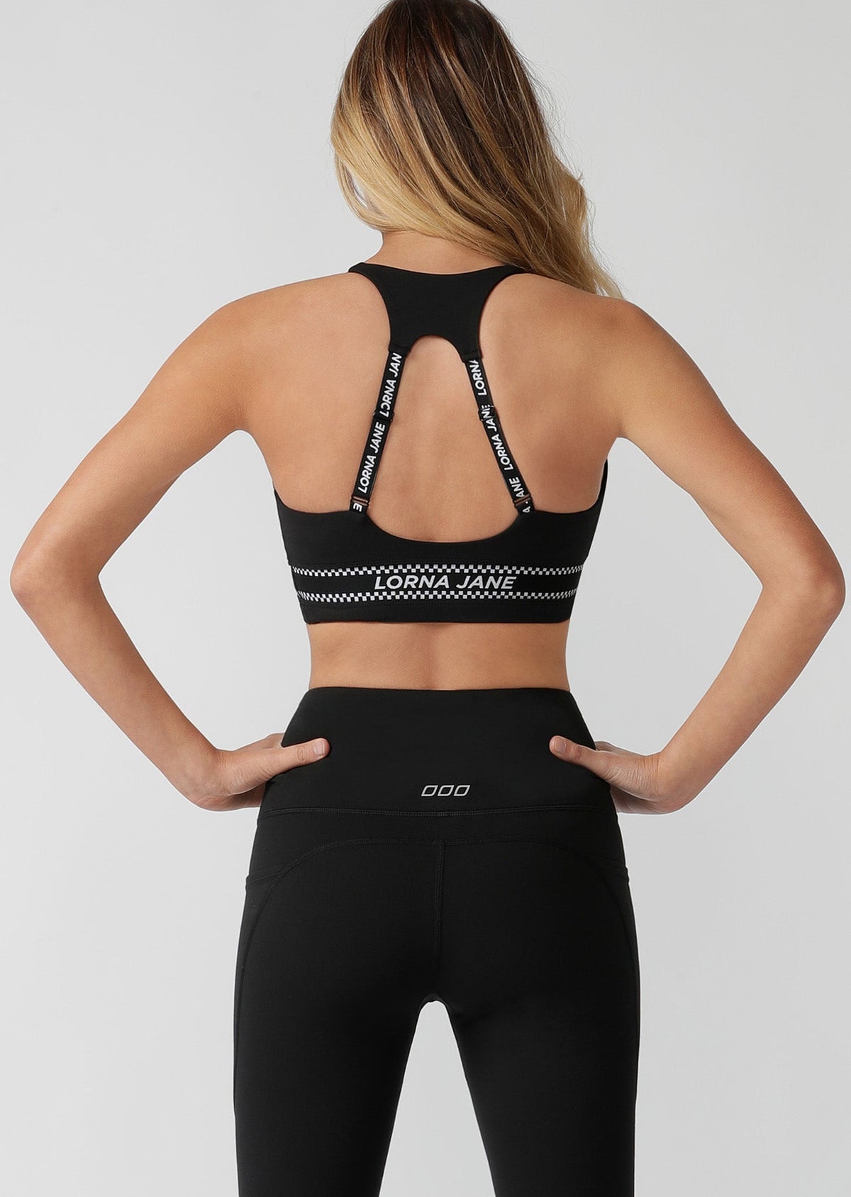 Checked Out Sports Bra