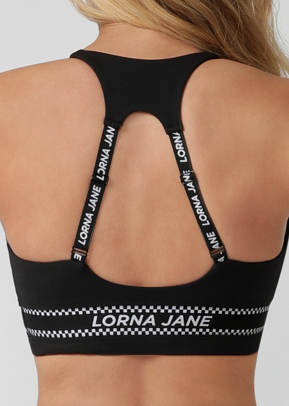 Checked Out Sports Bra