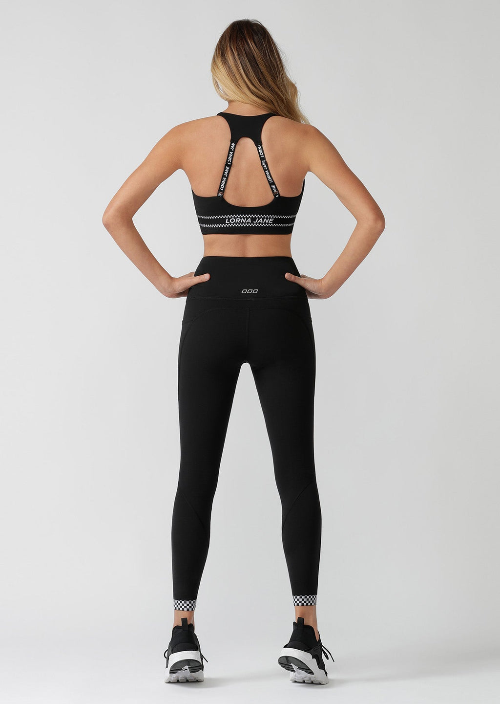 Checked Out Sports Bra