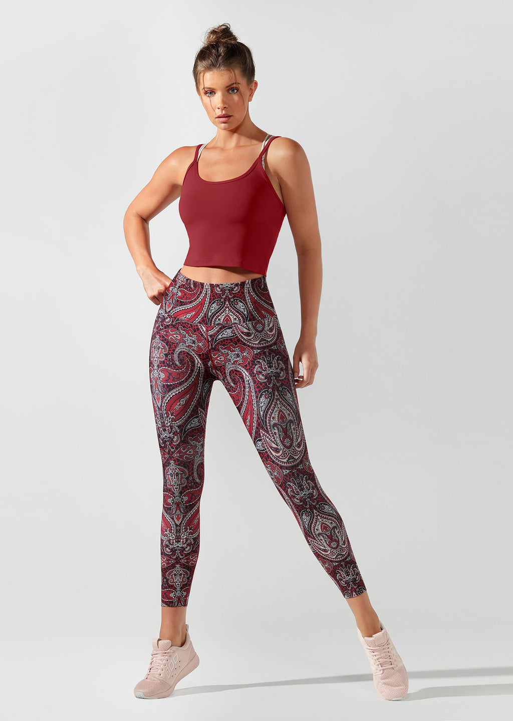 Cherry Cropped Excel Tank