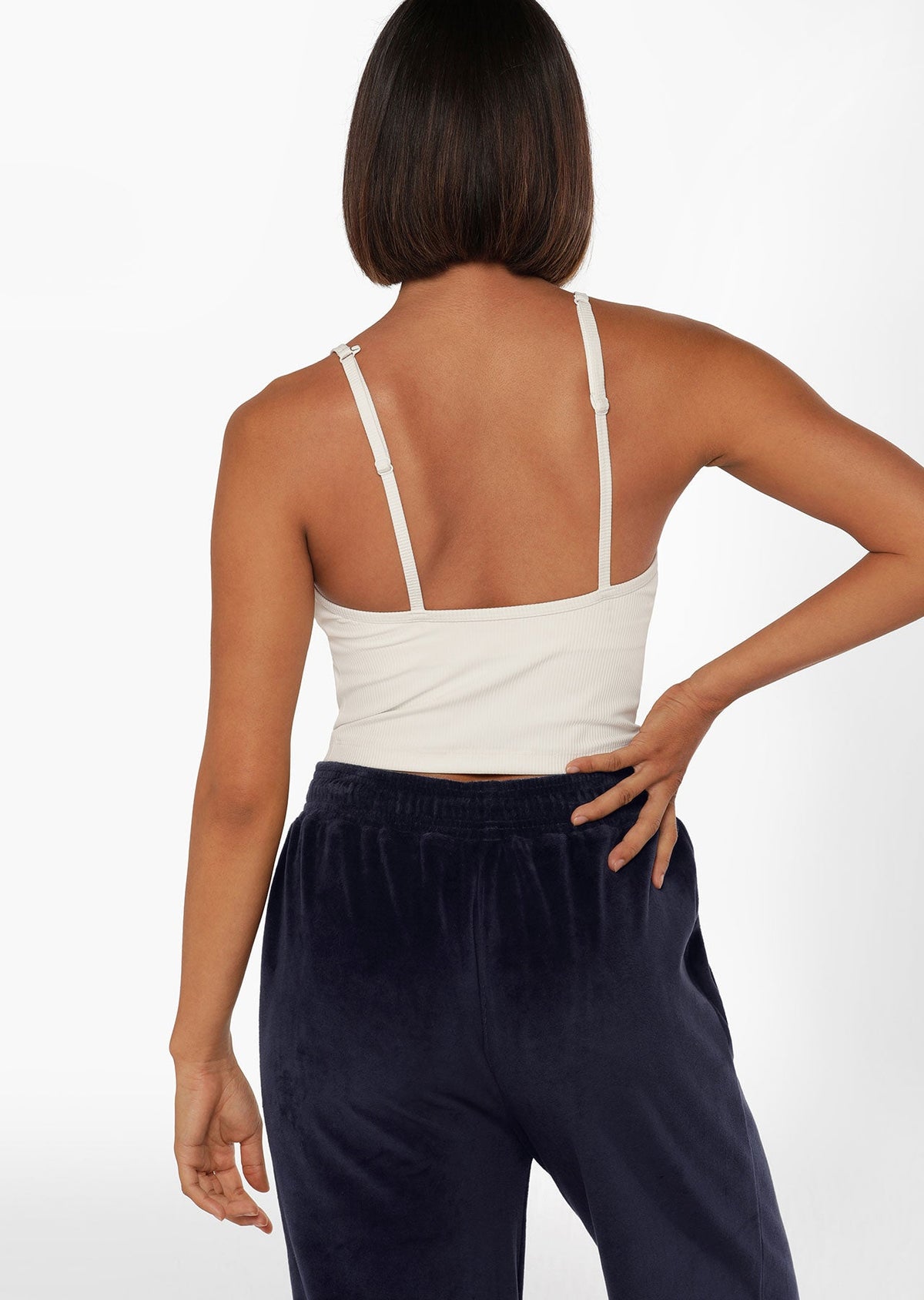 Classic Rib Tank Bra Combo