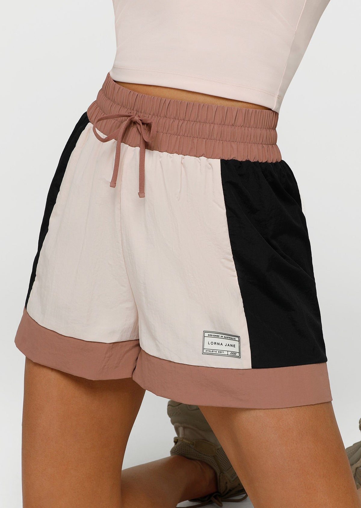 Colour Block Run Shorts
