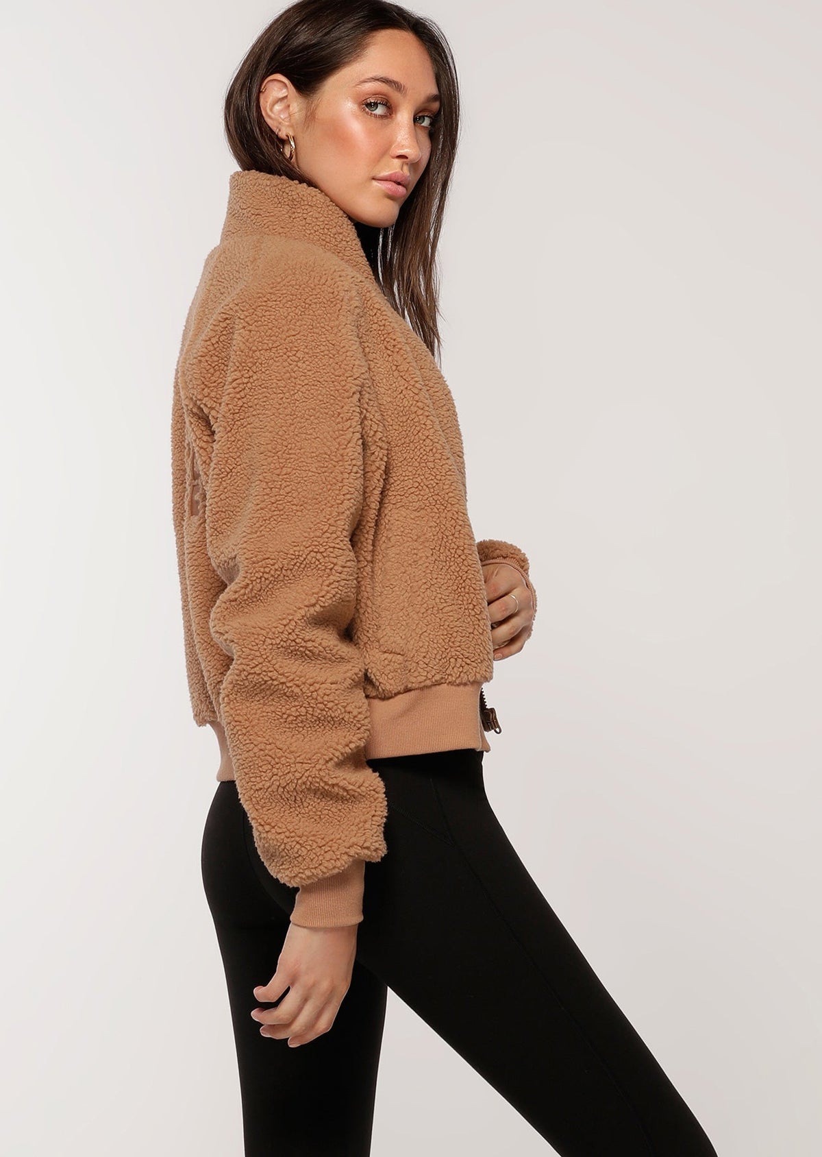 Comfy Sherpa Bomber Jacket