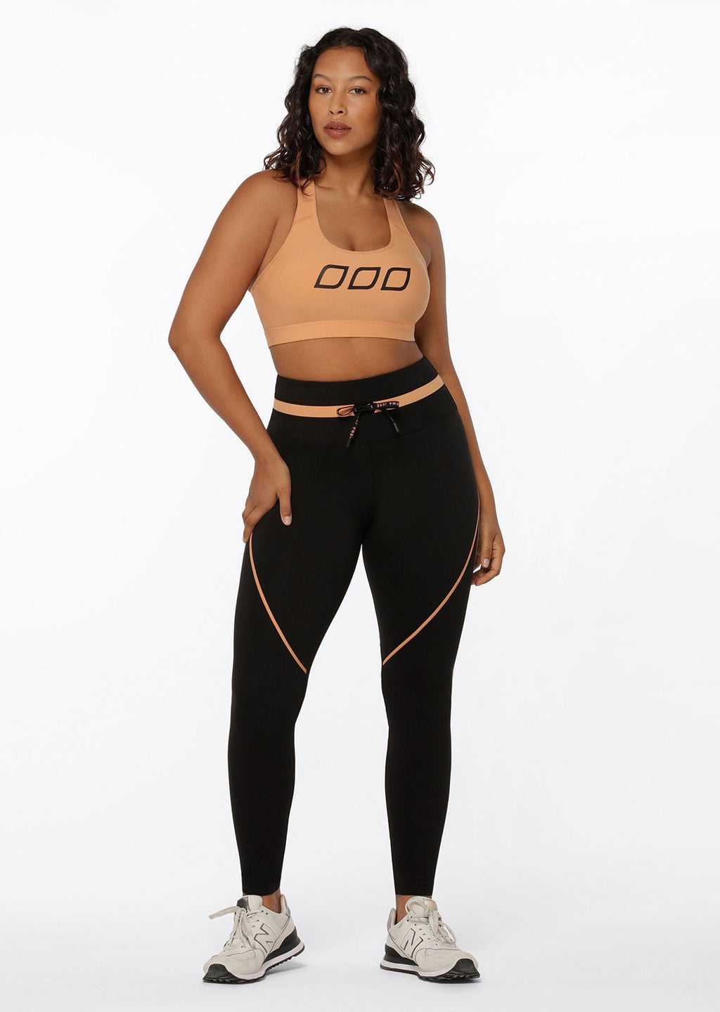 Contrast Racer Full Length Leggings