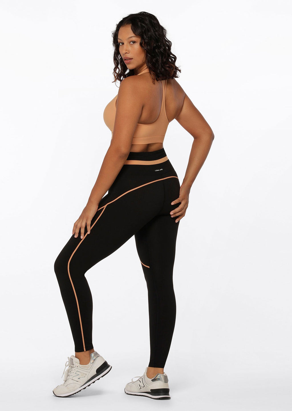 Contrast Racer Full Length Leggings
