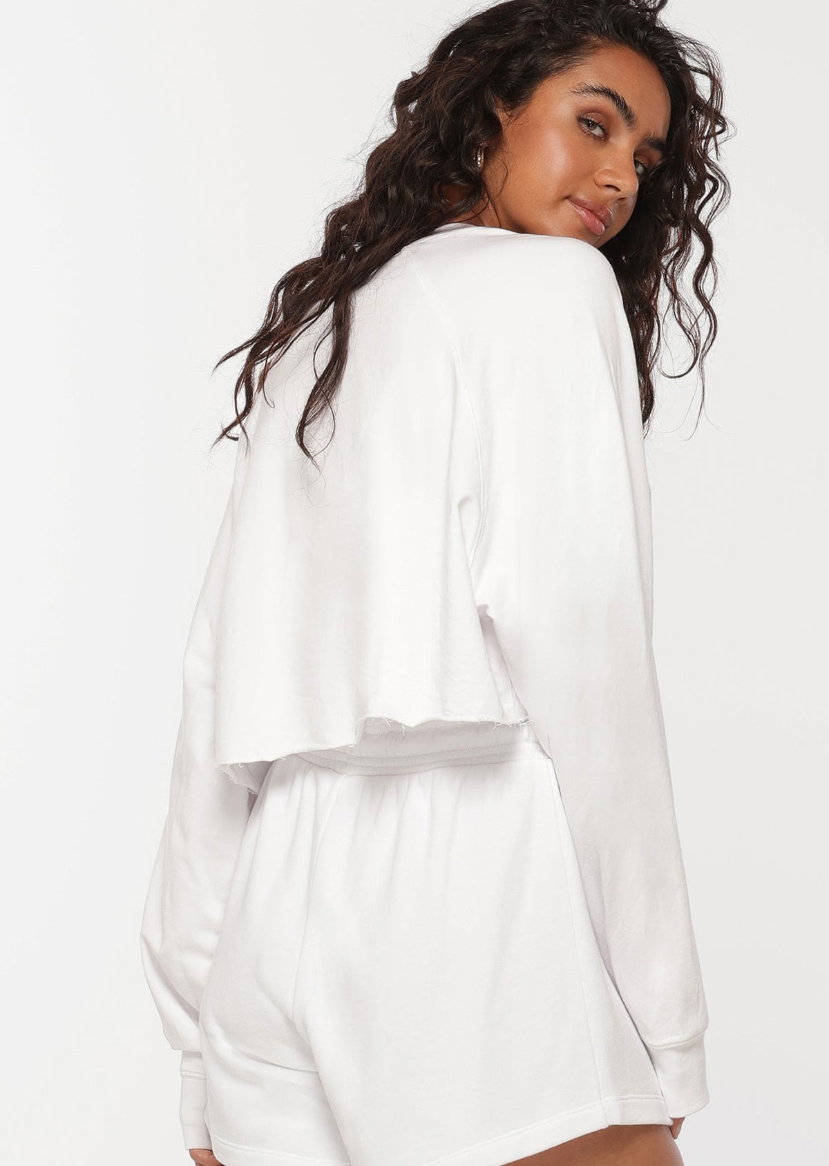 Cool Girl Cropped Long Sleeve Top