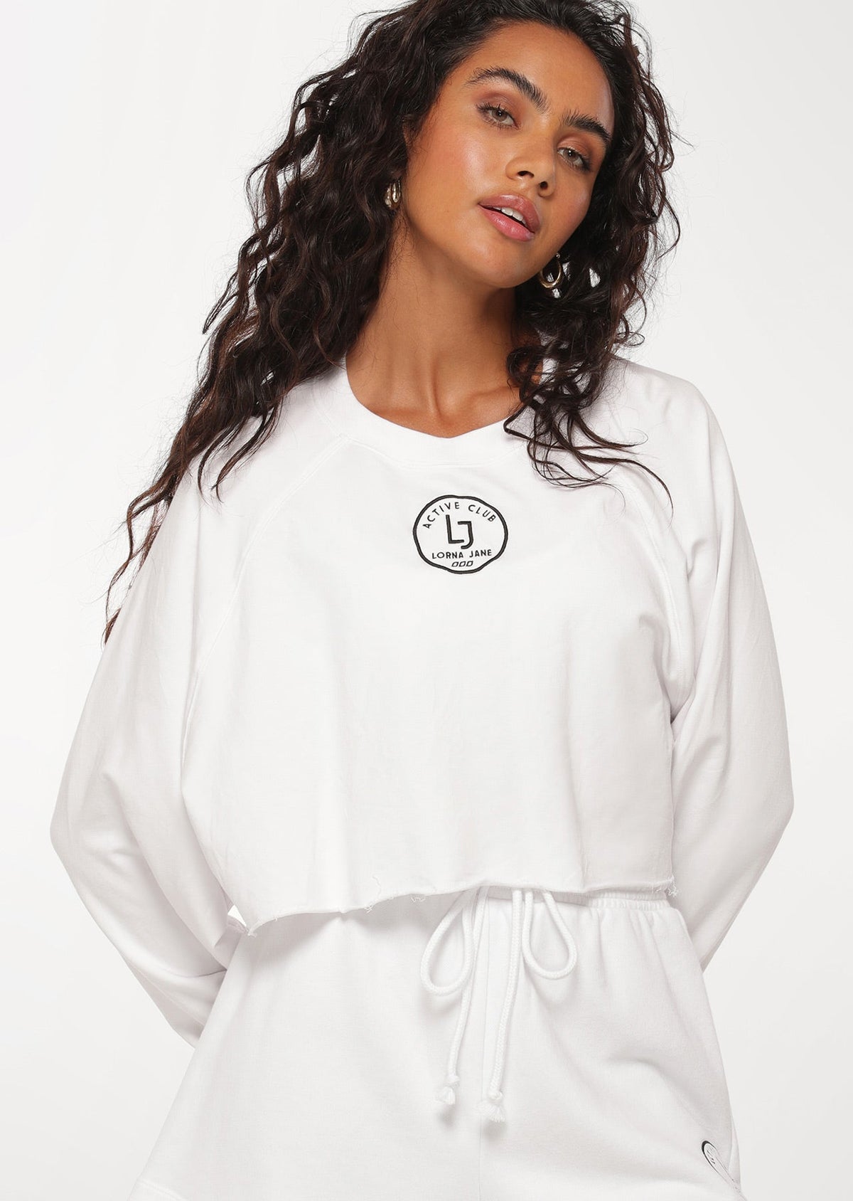 Cool Girl Cropped Long Sleeve Top