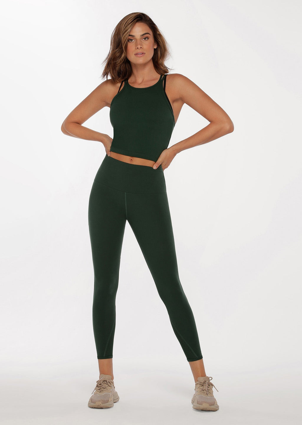Cropped Strap Back Tank