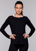 Cross L/Slv Top