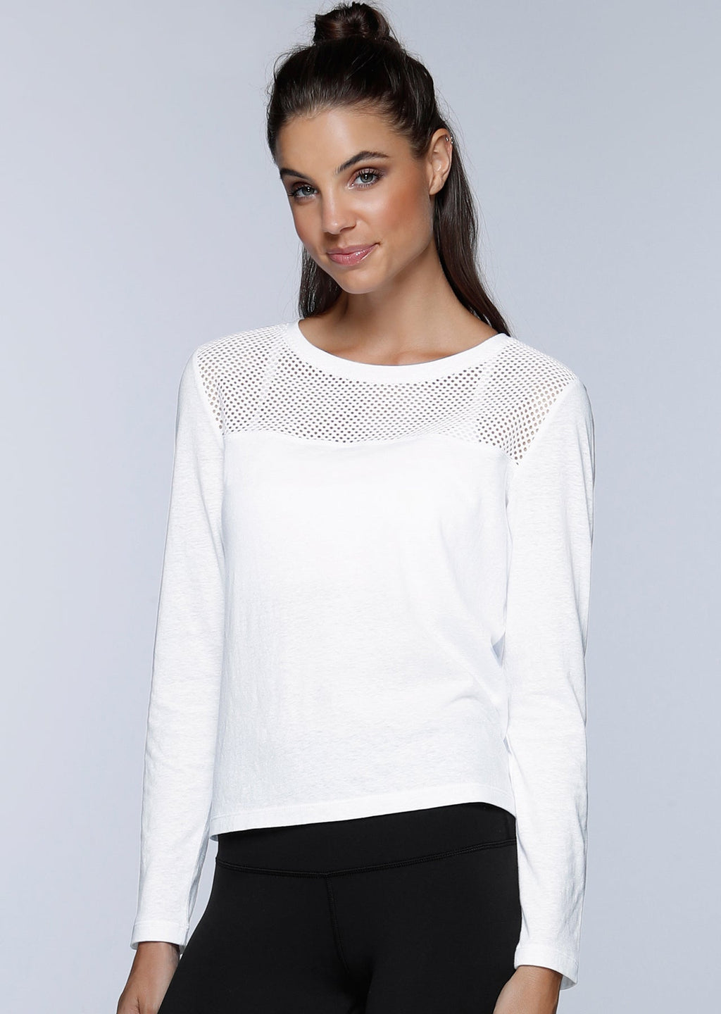 Crossover Cropped L/Slv Top