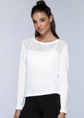 Crossover Cropped L/Slv Top
