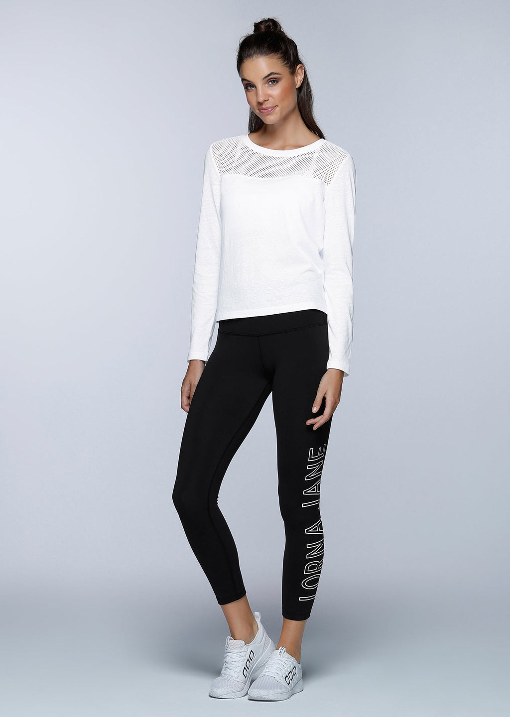 Crossover Cropped L/Slv Top