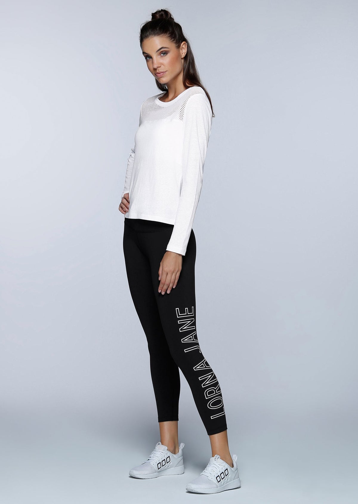 Crossover Cropped L/Slv Top