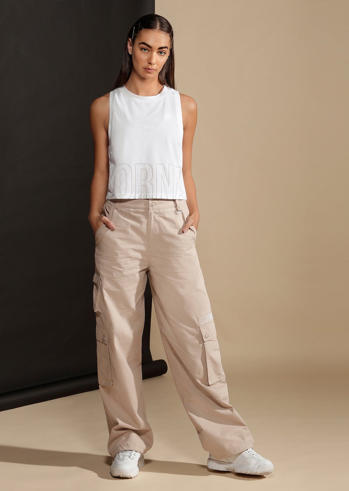 Downtown Cropped Active Tank