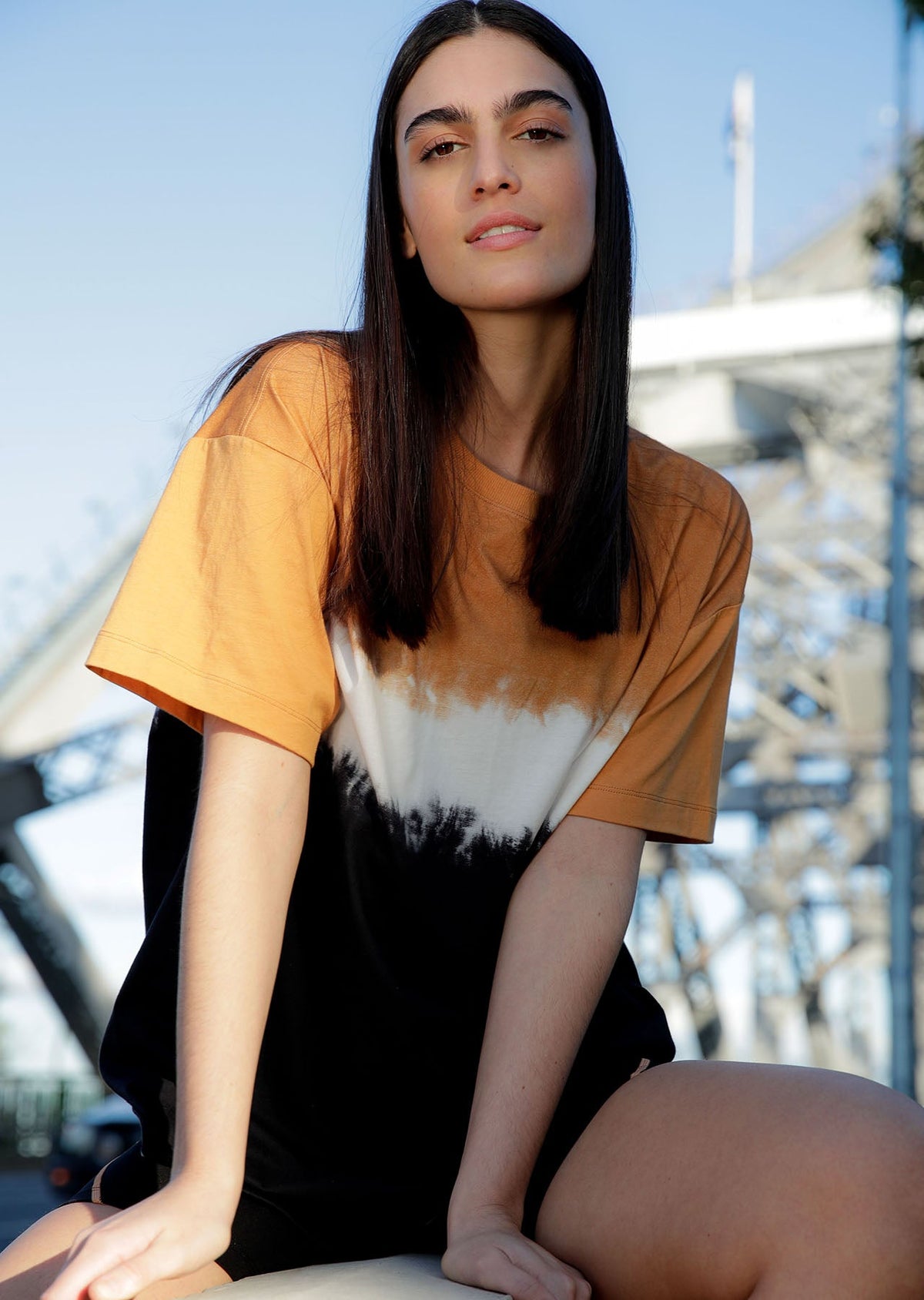 Earth Tie Dye Oversized Tee