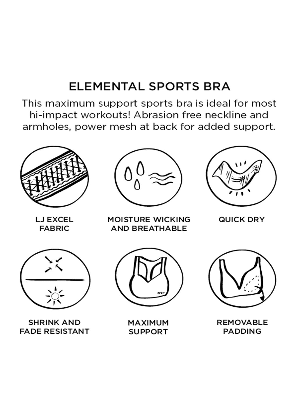 Elemental Sports Bra