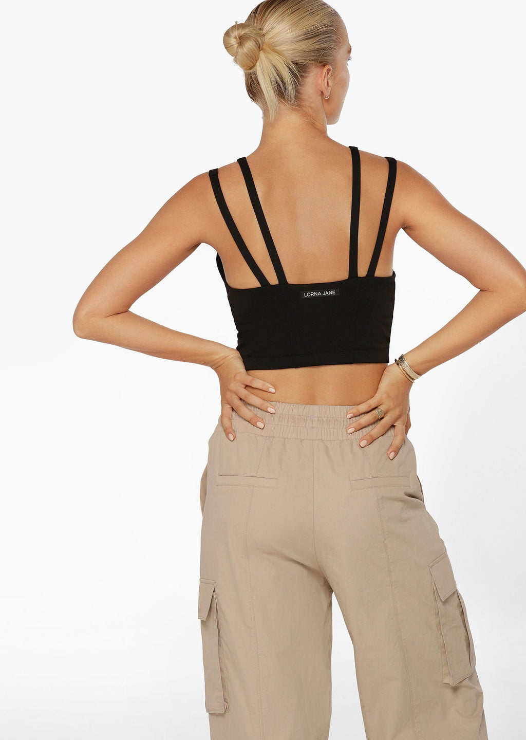 Elements Recycled Cropped Active Bra Tank Combo