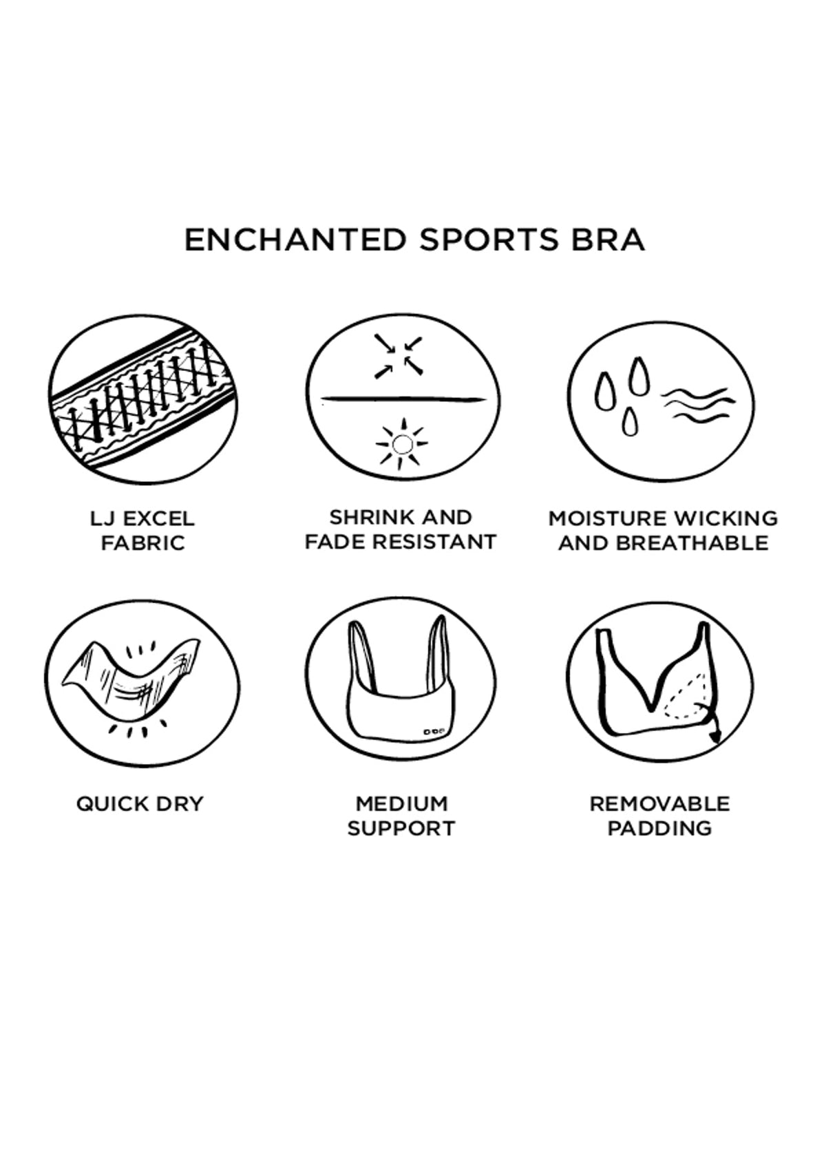 Enchanted Sports Bra