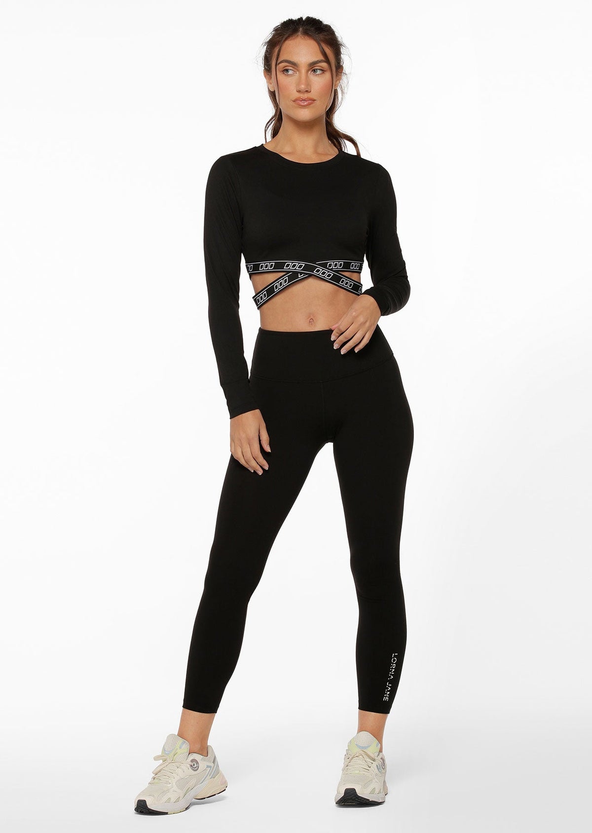 Fearless Cropped Active Long Sleeve Top