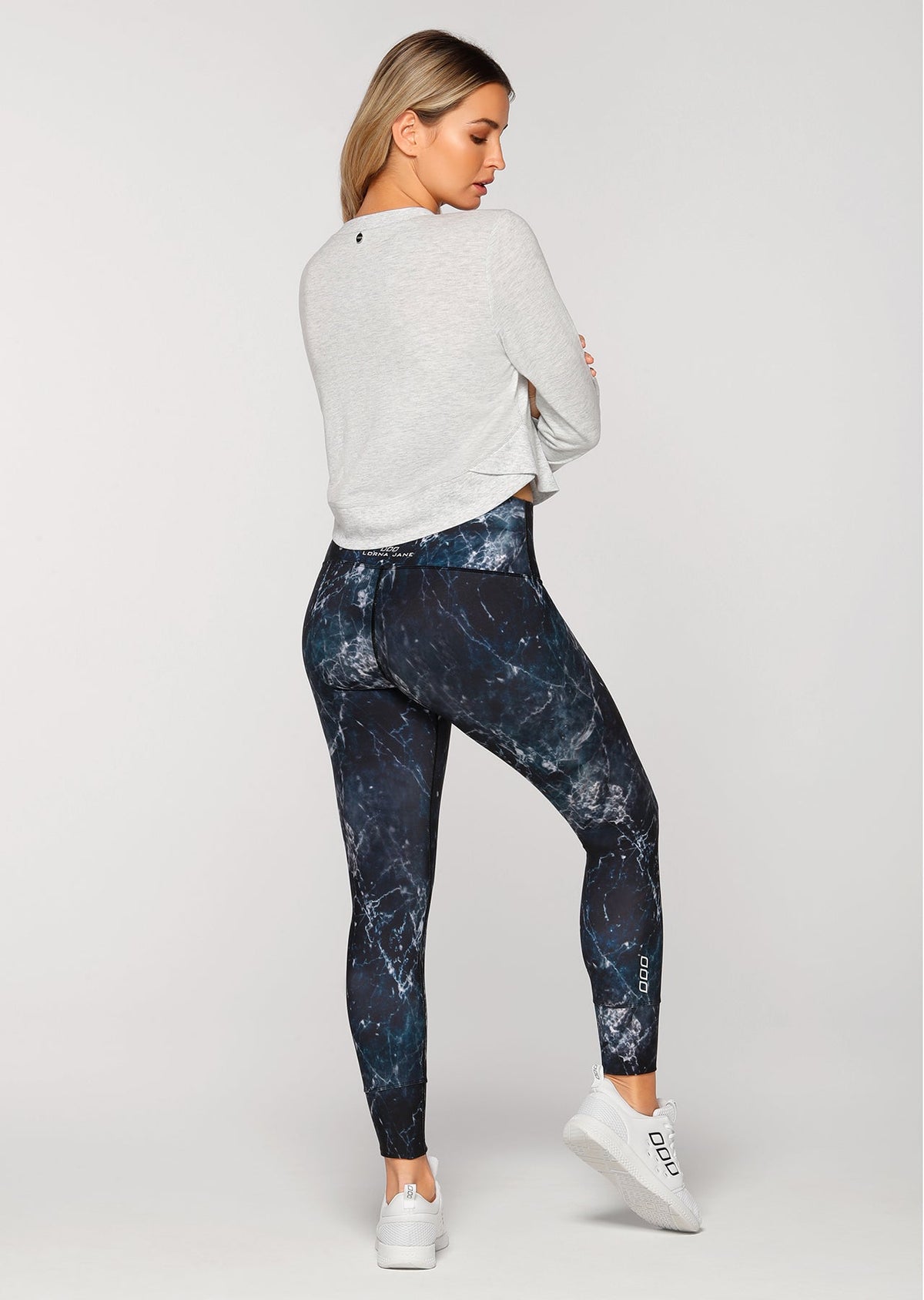 Feather Cropped Sweat