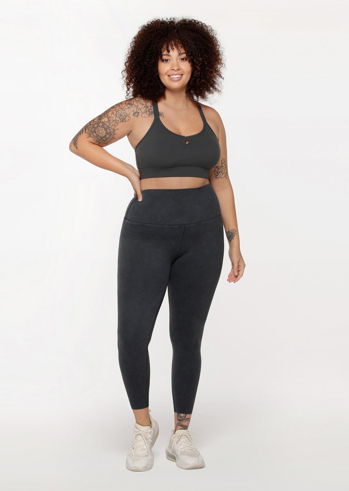 Feel Comfortable Acid Wash Ankle Biter Leggings