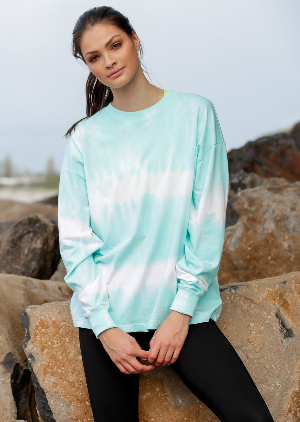 Free Spirit Oversized Long Sleeve Top