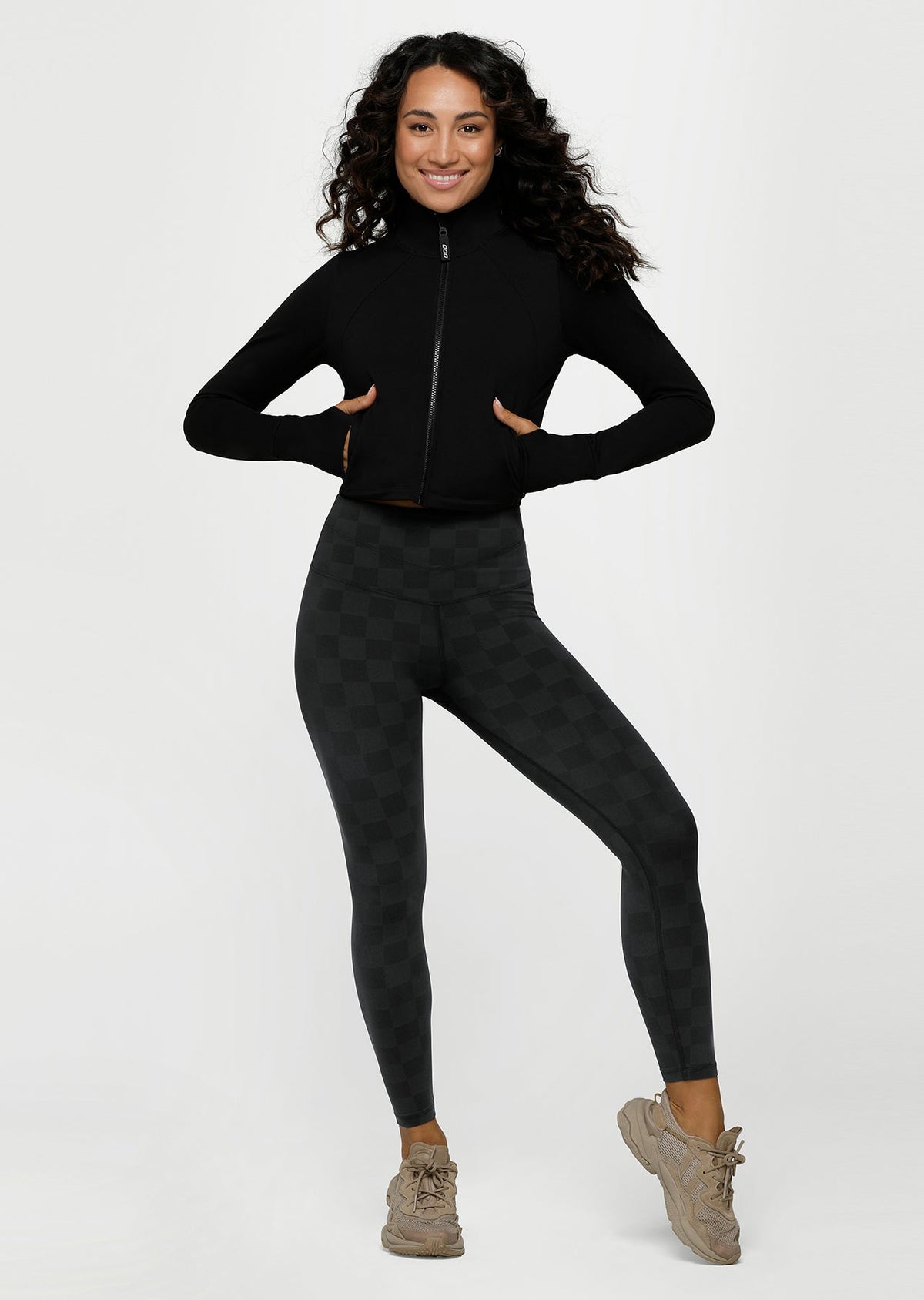 Functional Thermal Cropped Zip Through