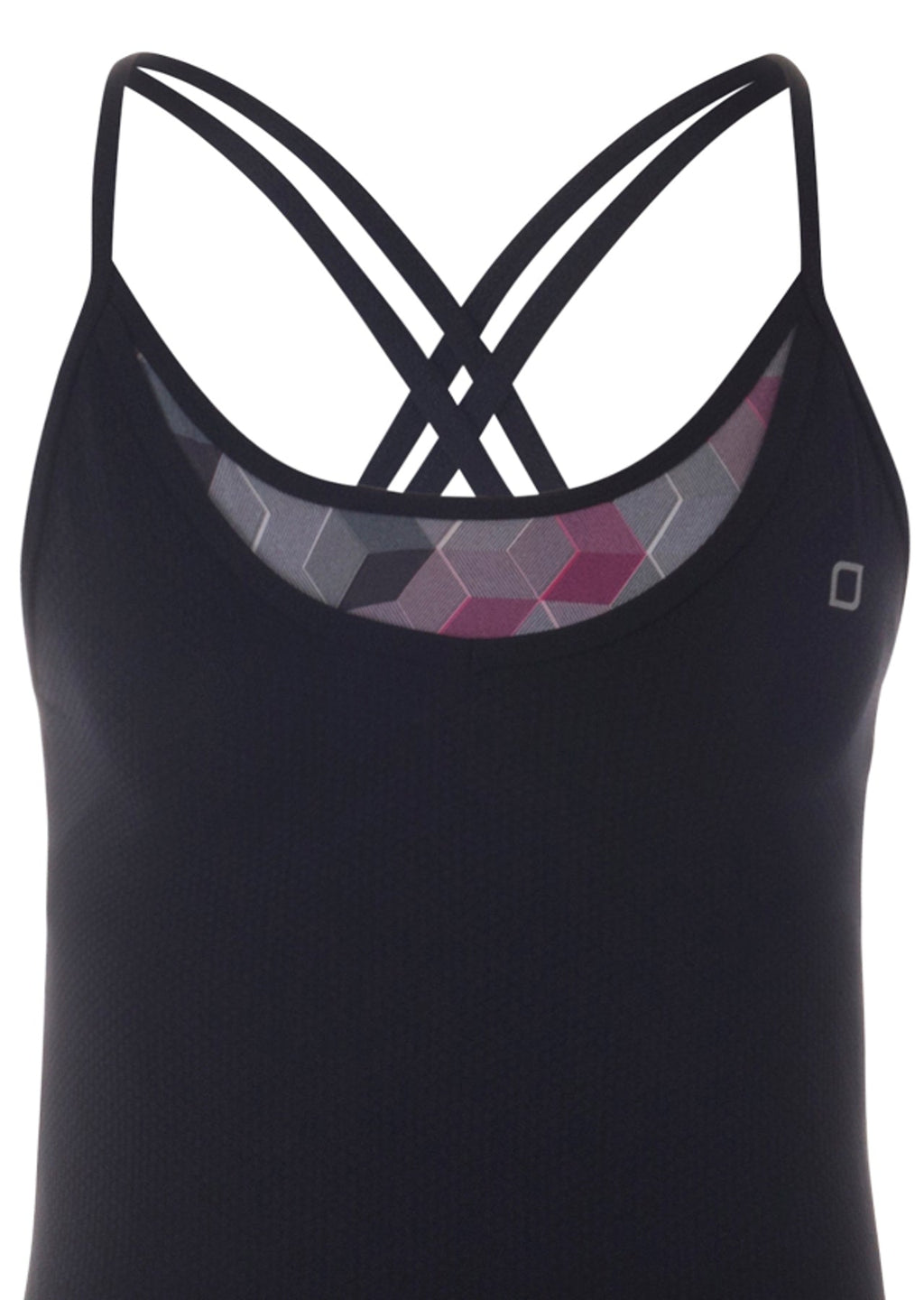 Geo Pop Tank Bra Combo