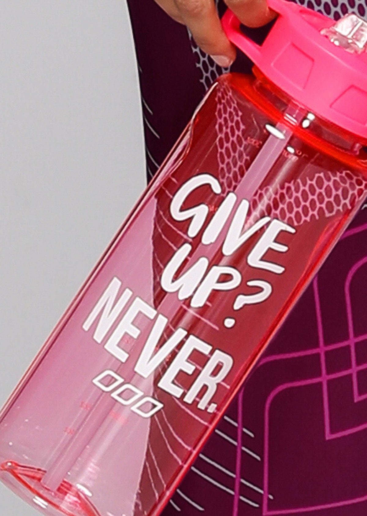 Give Up Never Water Bottle