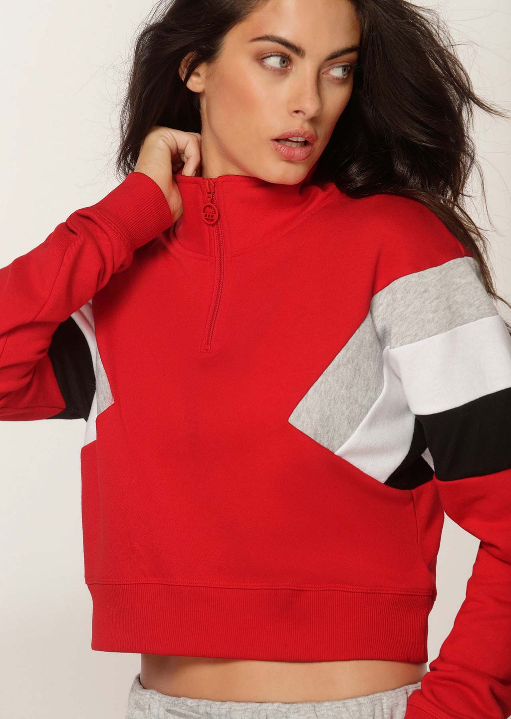 Grandstand Half Zip Sweater