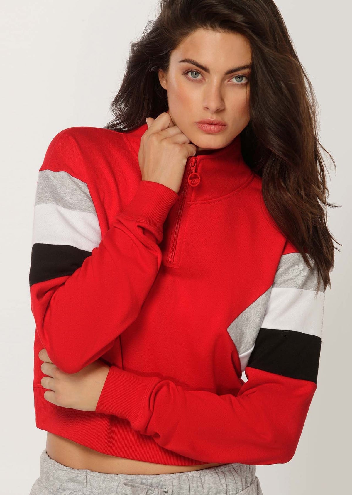 Grandstand Half Zip Sweater